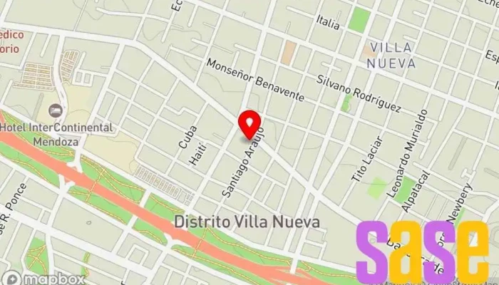 mapa de Electronica Pons Establecimiento de reparación de artículos electrónicos en Guaymallén