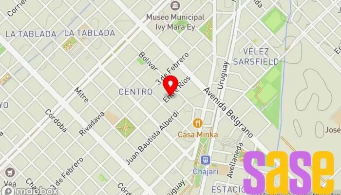 mapa de ELECTRÓNICA Radio Ariel Servicio de reparación de electrodomésticos en Chajarí