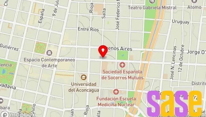 mapa de Electronica Salta Tienda de equipos de sonido, Tienda de componentes electrónicos, Tienda de iluminación en Mendoza