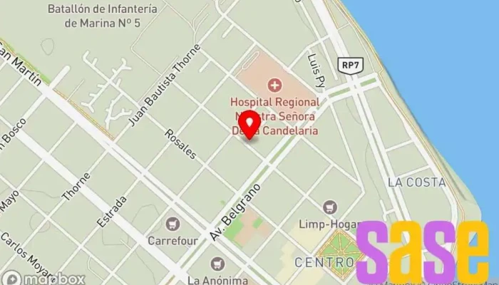 mapa de Electronica Sur Tienda de electrónica en Río Grande
