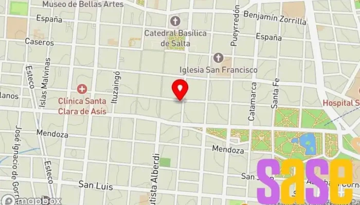 mapa de Electrónica Urquiza Tienda de electrónica en Salta