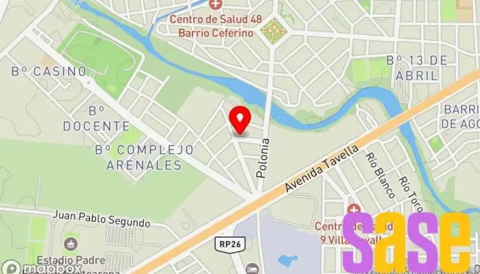 mapa de ElectroniCARS Taller de reparación de automóviles en Salta