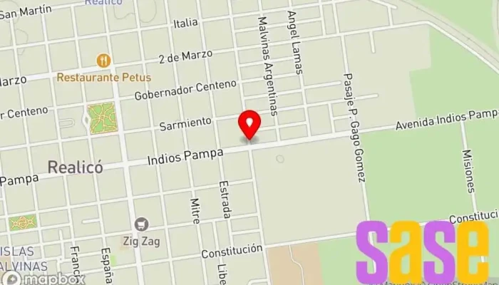 mapa de ElectroPampa Electricista en Realico