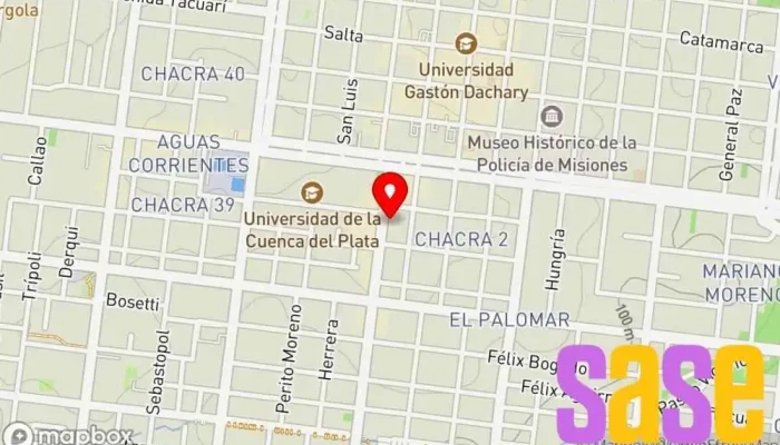 mapa de Electroservice Hugo Comercio en Posadas