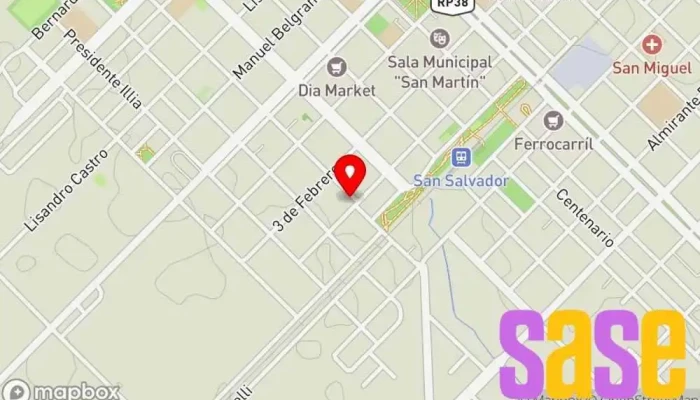 mapa de Electrosur Ferretería en San Salvador