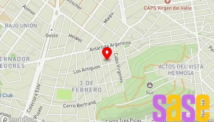 mapa de Electrotecnico de Bordon E Hijos Taller de reparación de automóviles en Caleta Olivia