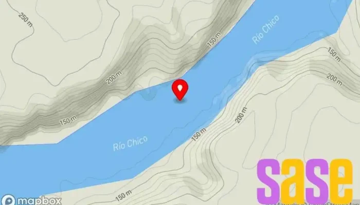 mapa de Embalse Florentino Ameghino Reservoir en Chubut