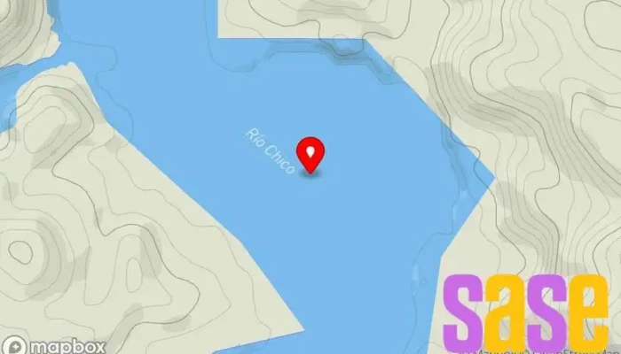 mapa de Embalse Florentino Ameghino Reservoir en Chubut