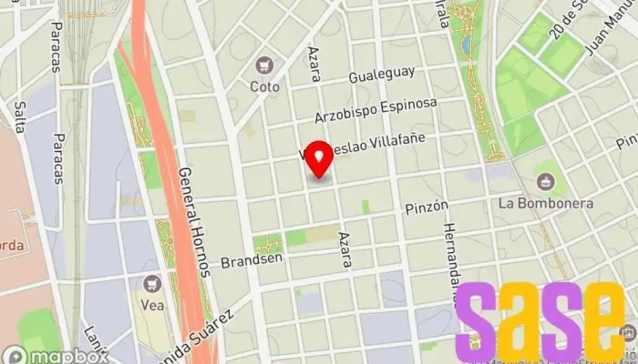 mapa de Emelec Sa Oficinas de empresa en Cdad. Autónoma de Buenos Aires