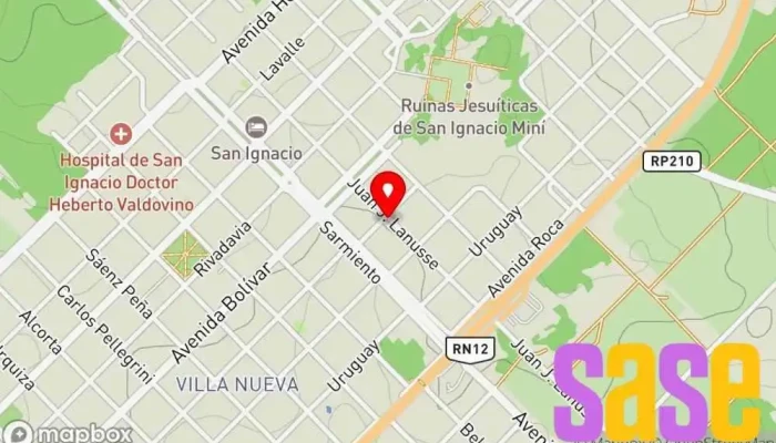 mapa de EMSA Oficinas de empresa en San Ignacio