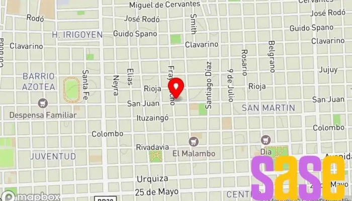 mapa de Eneas Celusiones Taller de reparaciones eléctricas en Gualeguaychú