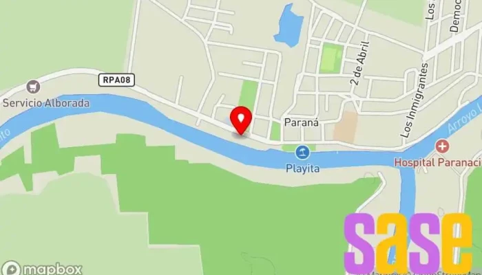 mapa de Enersa - Villa Paranacito Oficina de la Administración en Villa Paranacito