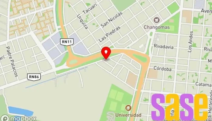 mapa de EQUIPAR Tienda de electrodomésticos en Clorinda
