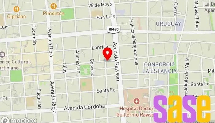 mapa de Estación Claridad Emisora de radio en San Juan