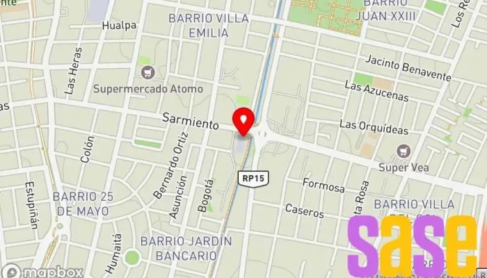 mapa de Estación Transformadora Godoy Cruz La Cooperativa empresa eléctrica G.C Servicio de distribución en Mendoza