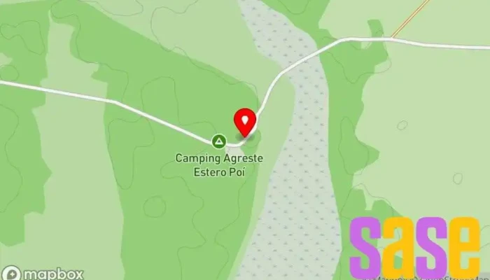 mapa de Estero Poi(Parque Nacional Río Pilcomayo) Atracción turística en Laguna Blanca
