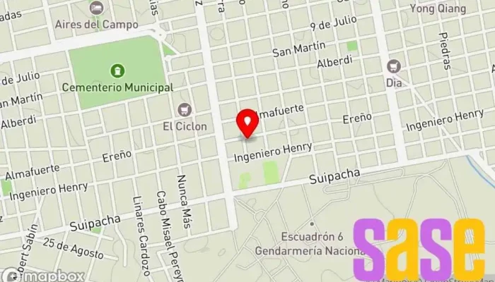 mapa de EV Electronica Taller de reparaciones eléctricas en Concepción del Uruguay