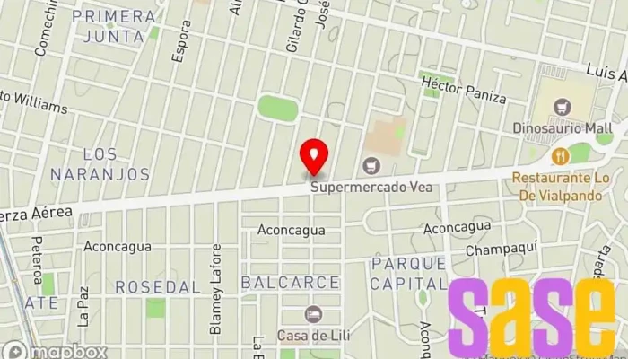 mapa de Fabián Elio Girino Electricista, Tienda de electricidad en Córdoba
