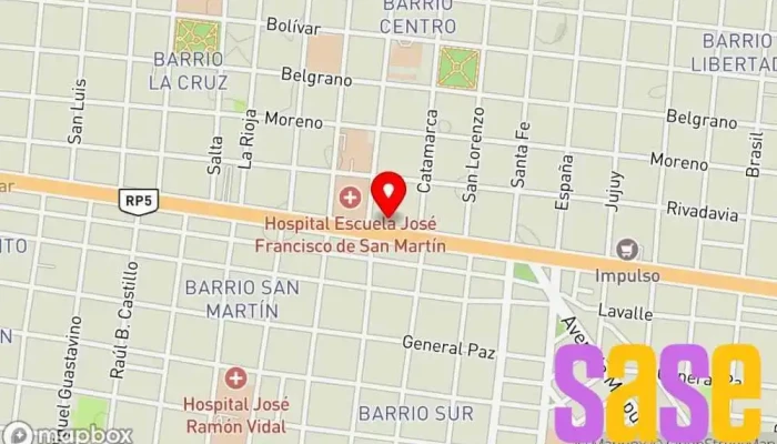 mapa de Feeling FM 91.7 Emisora de radio en Corrientes