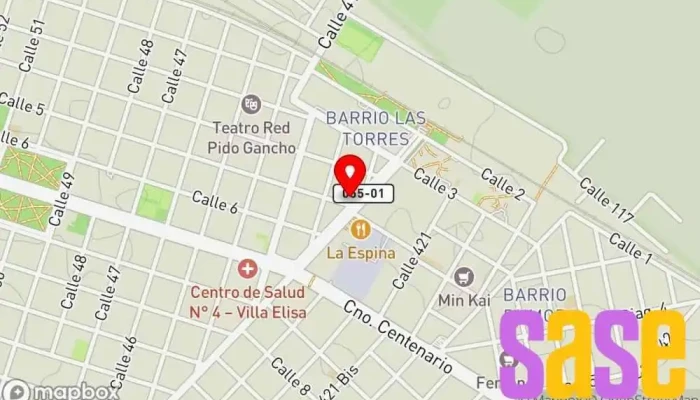 mapa de Fénix Electricidad Iluminación Tienda de iluminación, Tienda de electricidad en Villa Elisa