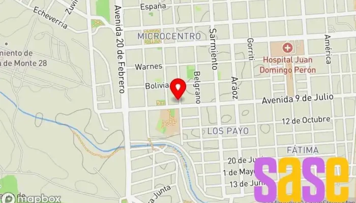 mapa de Fénix Materiales Eléctricos Tienda de materiales para la construcción en Tartagal