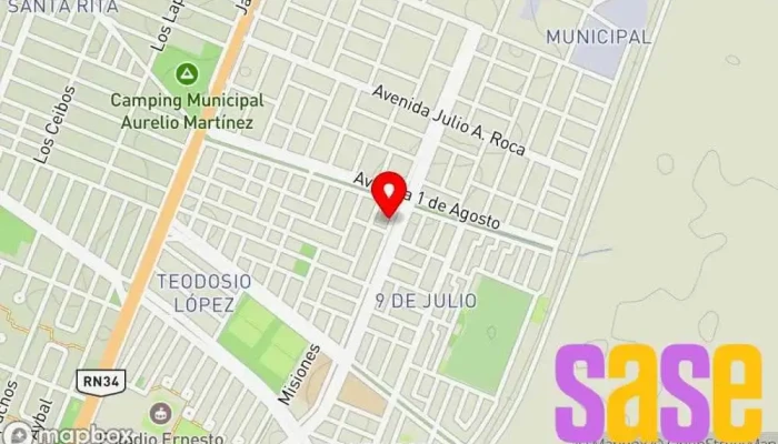 mapa de Ferrelec Tienda de electricidad en Libertador Gral San Martín
