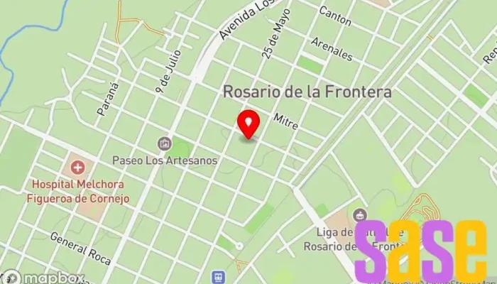 mapa de Ferretería y electricidad ferriluz Tienda de herramientas en Rosario de la Frontera