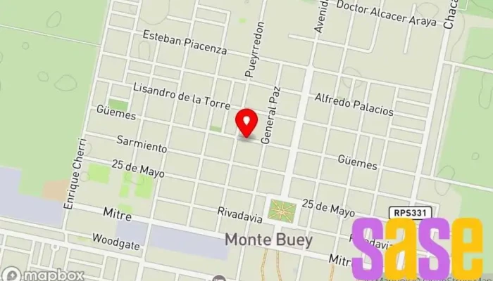 mapa de FG Servicios Eléctricos Electricista en Monte Buey