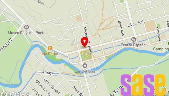 mapa de Flux Gaiman Proveedor de servicios de telecomunicaciones en Gaiman