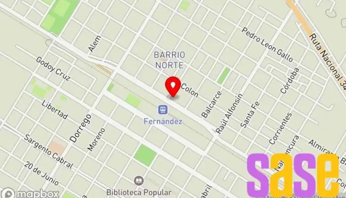 mapa de FM 89.9 Nueva Generacion Emisora de radio en Fernández