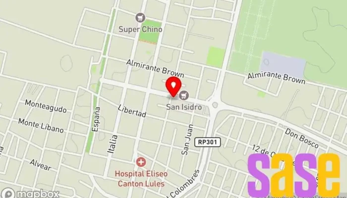 mapa de FM Aconquija MZH. Emisora de radio en Lules