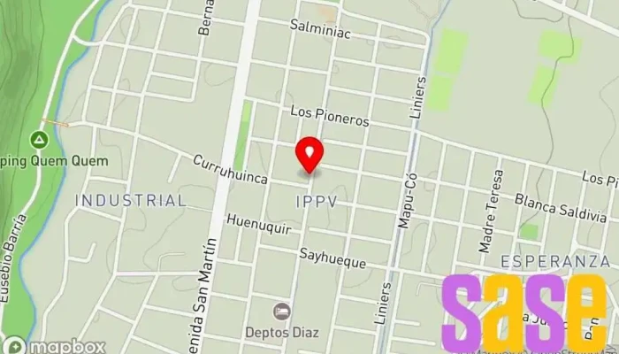 mapa de FM ALAS 89.1 Emisora de radio en R8430 El Bolsón