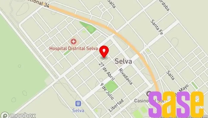mapa de FM Atlantic 105.9 Empresa de medios de comunicación en Selva