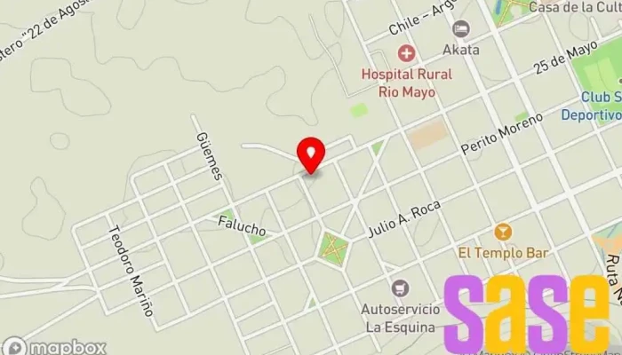 mapa de FM IDENTIDAD 102.7 Emisora de radio en U9030 Río Mayo