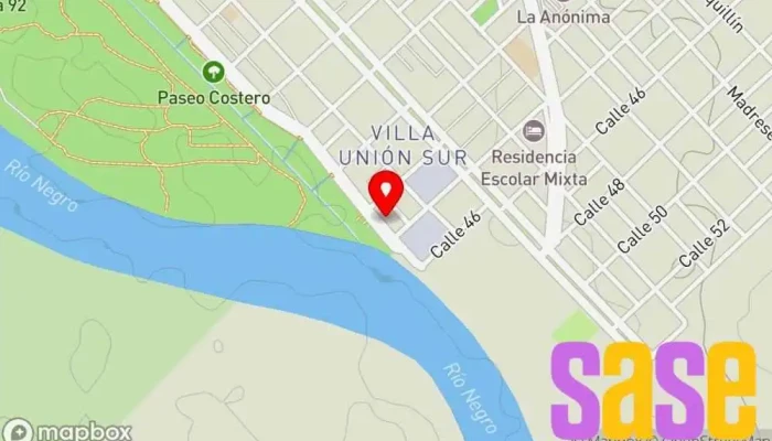 mapa de Fm la Costa 92.5 Emisora de radio en Río Negro