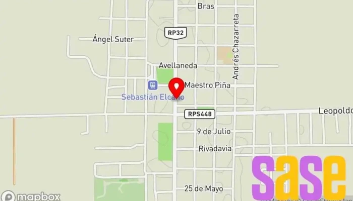 mapa de FM LIDER 98.3 SEB. ELCANO Emisora de radio en Sebastian Elcano