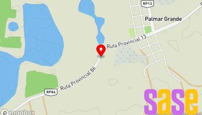 mapa de FM Lo Que Raye Emisora de radio en Palmar Grande