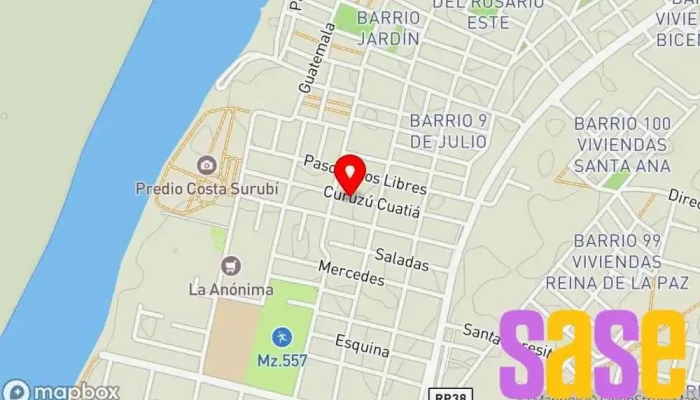mapa de Fm Master Goya 94.1 Emisora de radio en W3450LYE Corrientes