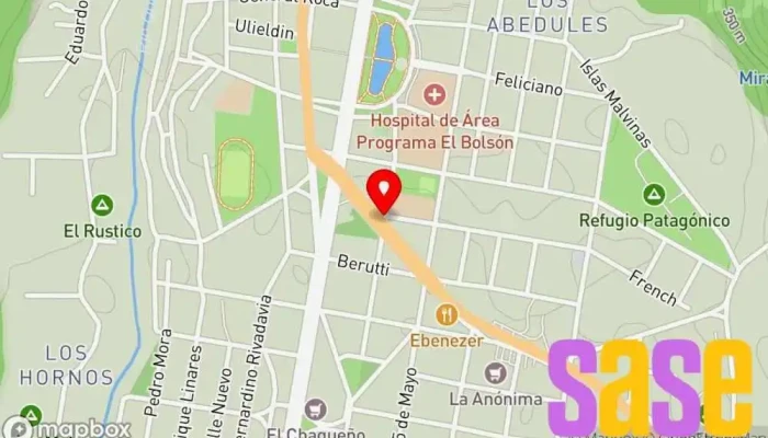 mapa de Fm Paraíso 42 Emisora de radio en R8430 El Bolsón