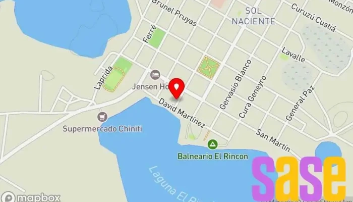 mapa de FM Sagitario Emisora de radio en Corrientes