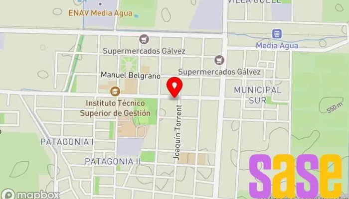 mapa de FM SAN ANTONIO 92.9 MHZ Emisora de radio en Media Agua