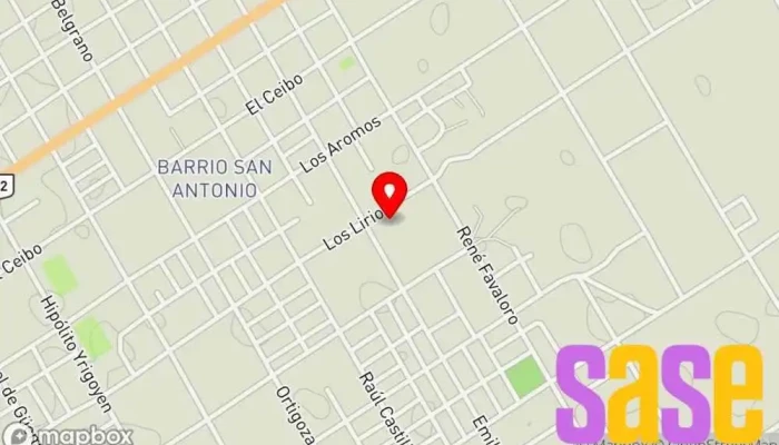 mapa de FM Santa Rita Emisora de radio en Corrientes