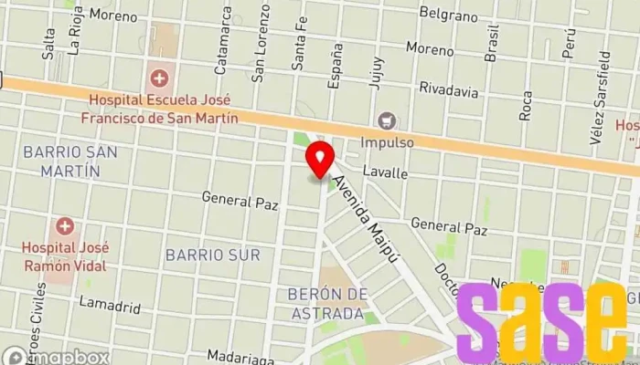 mapa de FM Sapucay Emisora de radio en W3410 Corrientes
