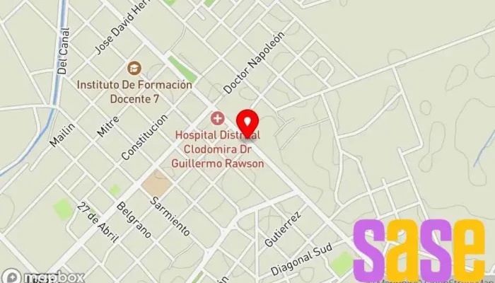 mapa de FM SHALON ELEJEN - 107,300 MHz Emisora de radio en Clodomira