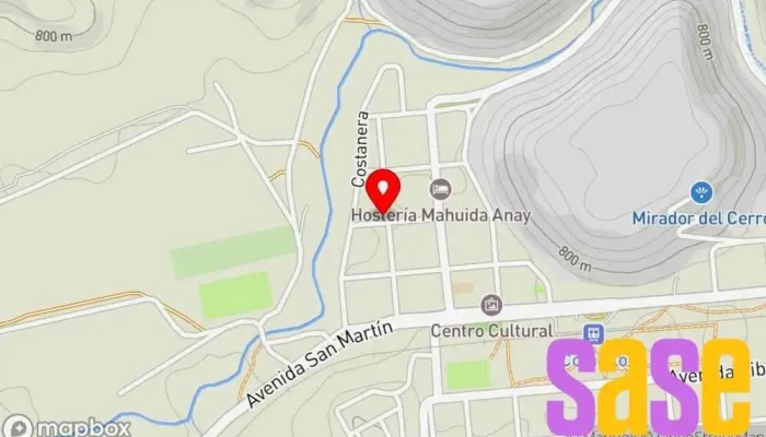 mapa de Fm Sur Emisora de radio en Río Negro