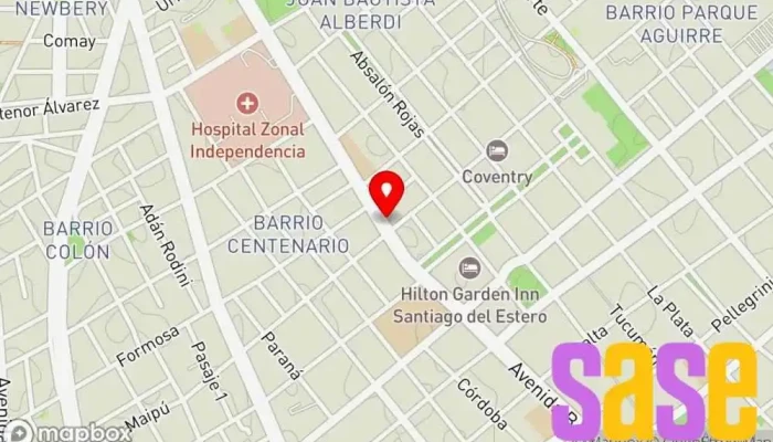 mapa de Fm Tu Elección 107.1 Emisora de radio en Santiago del Estero