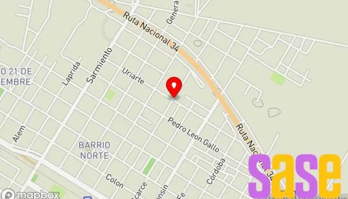 mapa de FM VICTORIA Emisora de radio en Fernández