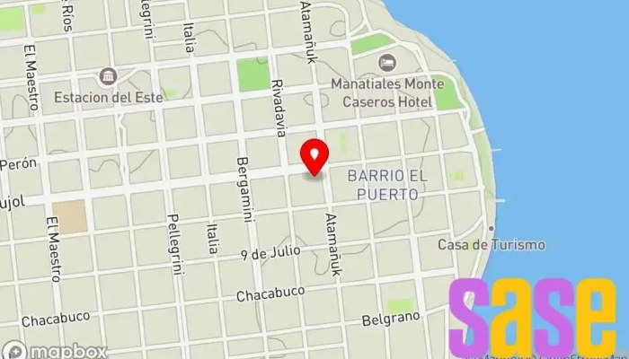 mapa de FM VIRGEN DE ITATI 94.1.MONTE CASEROS CORRIENTES ARGENTINA. Emisora de radio en W3220 Monte Caseros