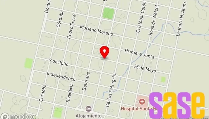 mapa de FM X TI ANTONIO GIL Emisora de radio en de Mayo y