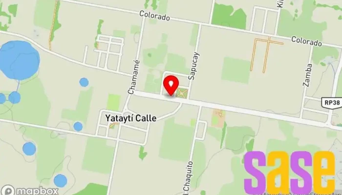 mapa de FM Yatay 106.5 Emisora de radio en Yataity Calle